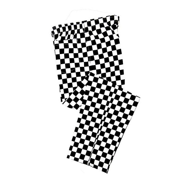 Checkerboard Baggies Black & White